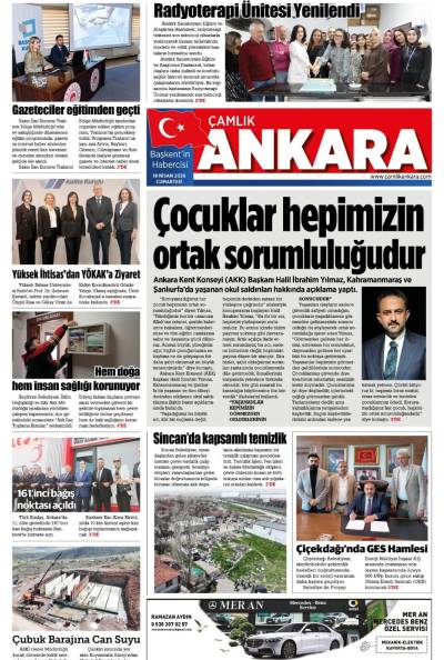 Çamlık Ankara Gazetesi 18-04-2026