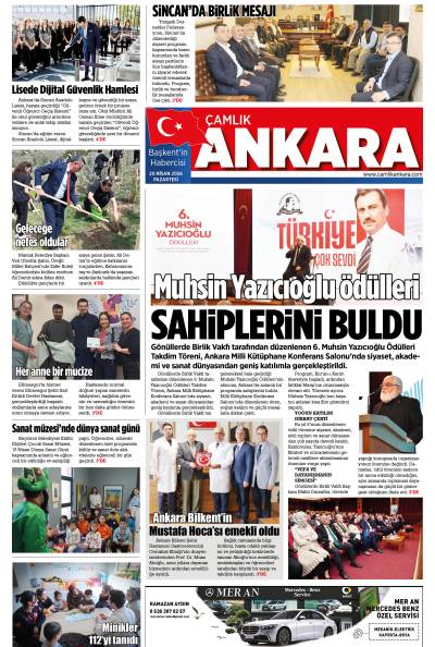Çamlık Ankara Gazetesi 20-04-2026