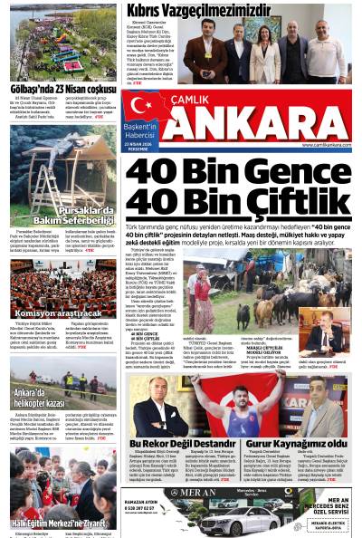 Çamlık Ankara Gazetesi 23-04-2026