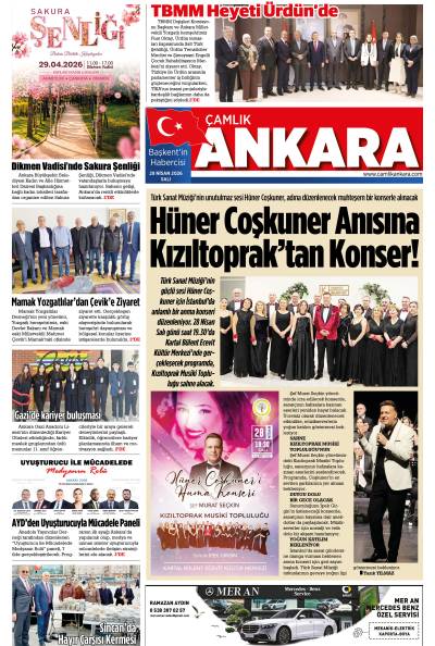 Çamlık Ankara Gazetesi 28-04-2026