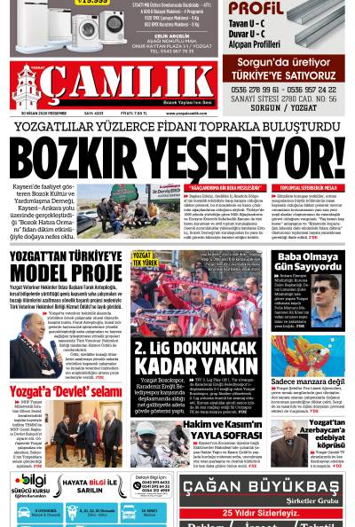 Yozgat Çamlık Gazetesi 30-04-2026