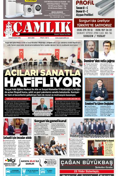 Yozgat Çamlık Gazetesi 01-05-2026
