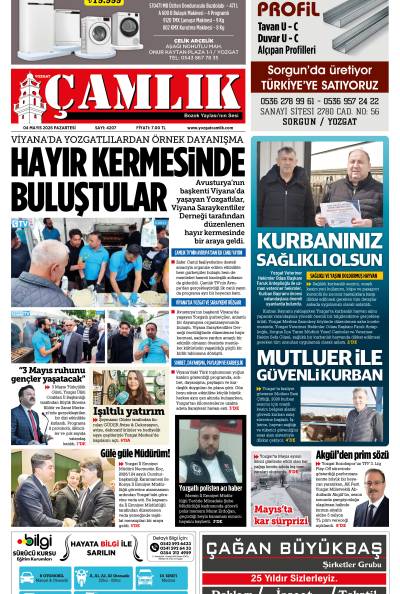 Yozgat Çamlık Gazetesi 04-05-2026