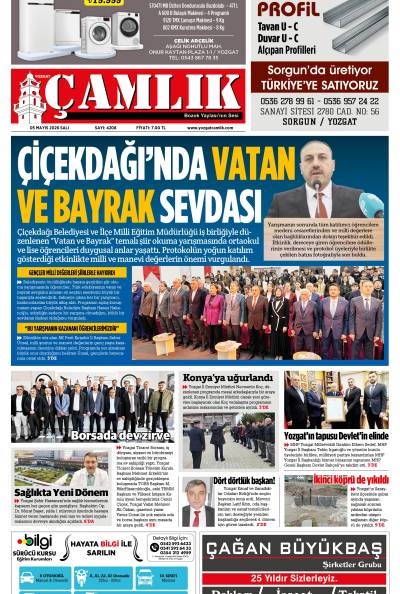Yozgat Çamlık Gazetesi 05-05-2026