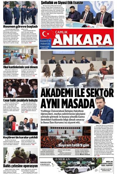 Çamlık Ankara Gazetesi 06-05-2026