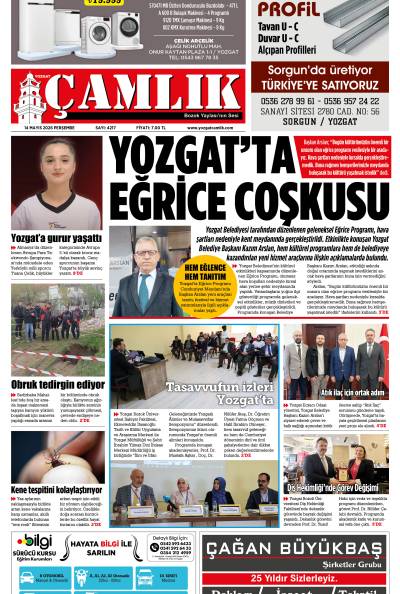 Yozgat Çamlık Gazetesi 14-05-2026