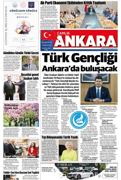 Çamlık Ankara Gazetesi 15-05-2026