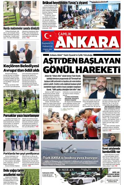 Çamlık Ankara Gazetesi 17-05-2026