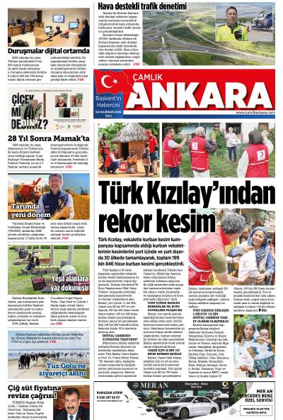 Çamlık Ankara Gazetesi 02-06-2026
