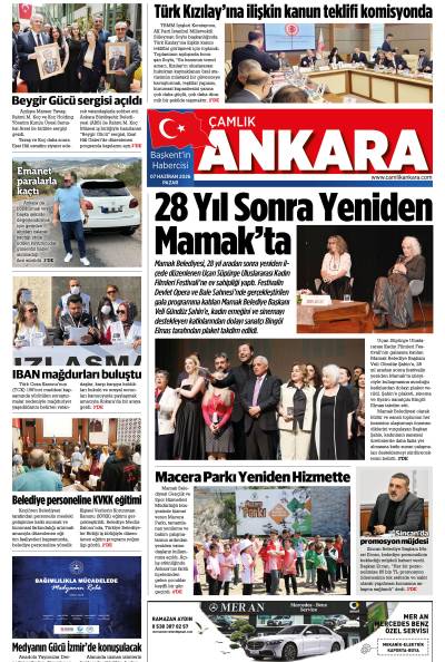 Çamlık Ankara Gazetesi 07-06-2026