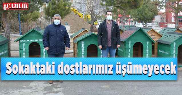Saraykent’te sokaktaki dostlarımız üşümeyecek