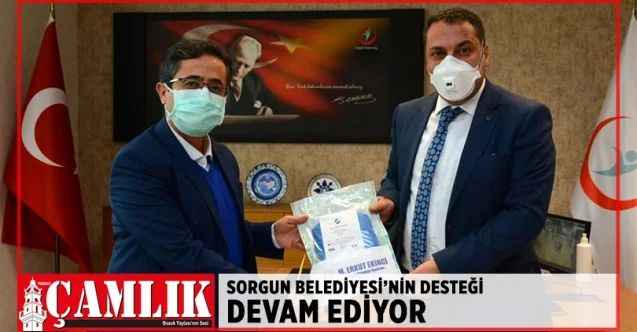 Sorgun Belediyesi destek vermeye devam ediyor