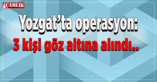 Yozgat'ta tarihi eser operasyonu: 3 gözaltı