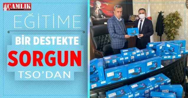 Eğitime bir destekte Sorgun  TSO'dan geldi