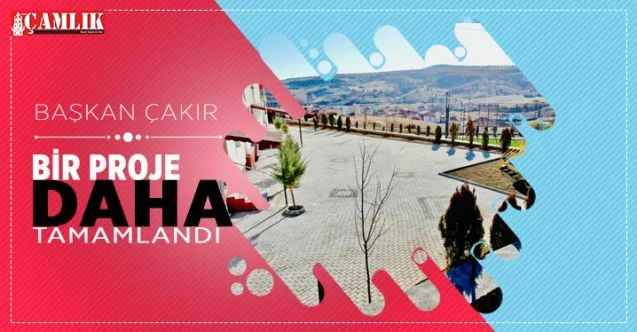 Başkan Çakır, Merve Cami Meydan ver Kur'an Kursu çevre düzenlemesi tamamlandı