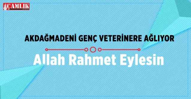 Akdağmadeni Genç Veterinere Ağlıyor