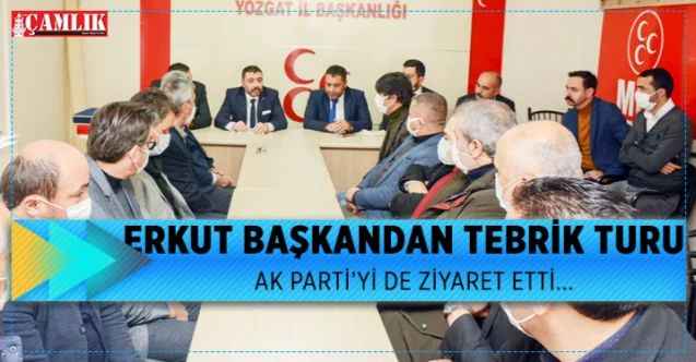 Sorgun Belediye Başkanı Erkut Ekinci Genel Kurullarını Tamamlayan Başkanları Ziyaret Etti