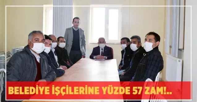 Belediye işçilerine yüzde 57 zam!