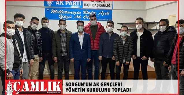 Sorgun'un Ak Gençleri yönetim kurulunu topladı