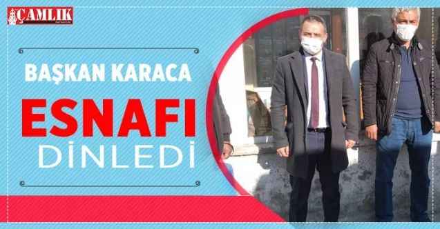 Başkan Karaca esnaf ziyaretlerine devam ediyor