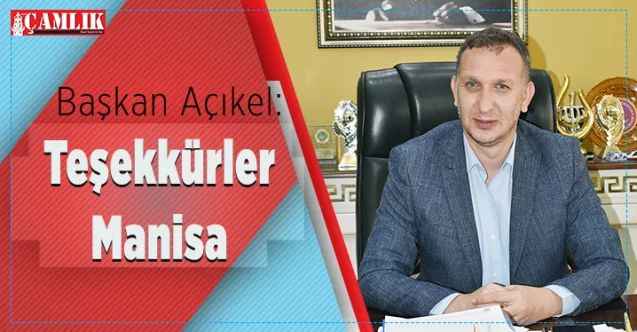 Manisa’da Sarıkaya’ya destek