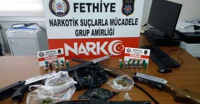 Fethiye’de uyuşturucu operasyonu