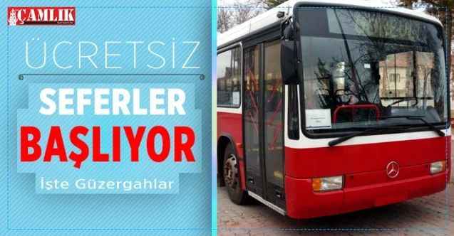 Çayıralan'da Belediye Otobüsü ücretsiz sefer güzergahları belirlendi