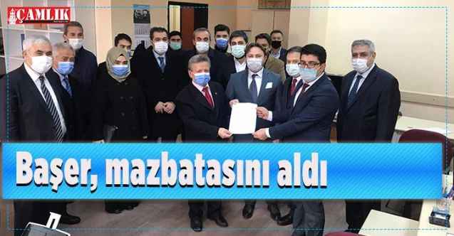 AK Parti Yozgat İl Başkanı Yusuf Başer, mazbatasını aldı : “Yozgat için çalışacağız”