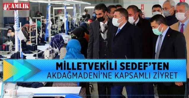 Milletvekili Sedef'ten Akdağmadeni'ne kapsamlı ziyaret