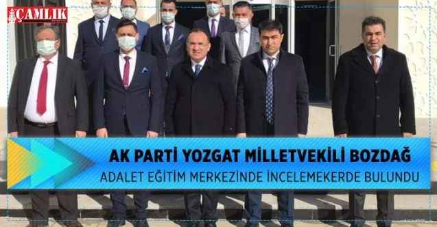 Bozdağ, adalet eğitim merkezinde incelemelerde bulundu