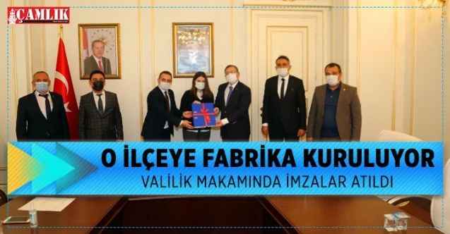 Şefaatli Salça Fabrikası için Valilikte protokol imzalandı