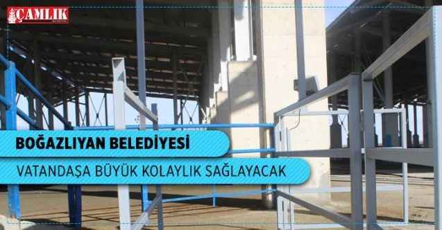 Boğazlıyan Belediyesi hayvan pazarına elektronik kantar kurdu