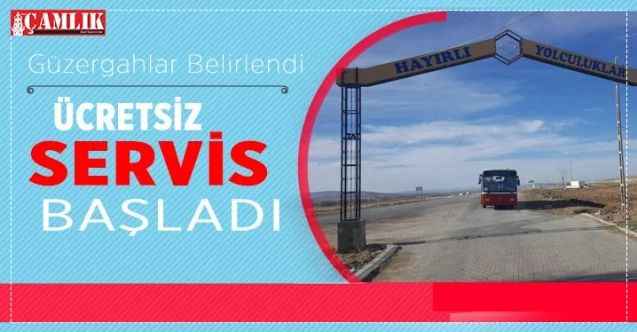 Çayıralan Belediye Otobüsü ücretsiz servisleri başladı