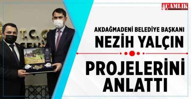 Başkan Yalçın, Bakan Kurum'a projelerin anlattı