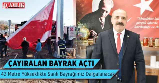 Anadolu'nun En Yüksek Bayrağı Çayıralan'da Göndere Çekildi....