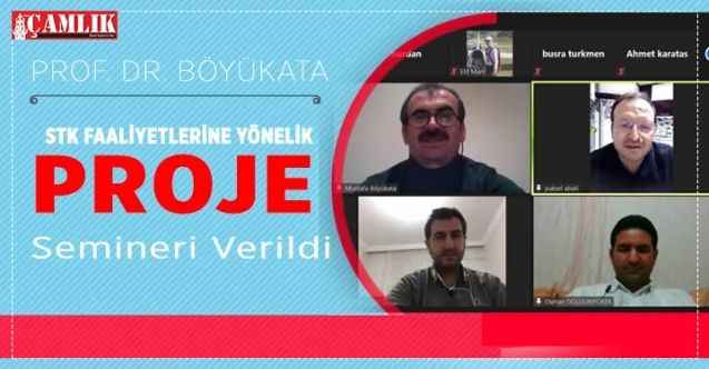 Prof. Dr. Böyükata STK faaliyetlerine yönelik proje semineri verildi