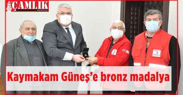 Sorgun Kaymakamı Bahadır Güneş'e madalya