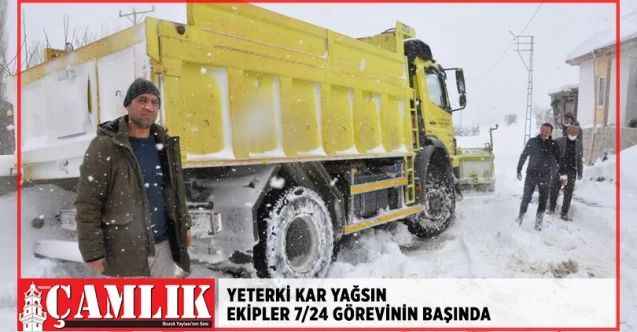Yozgat'ta ekipler 7/24 görevinin başında