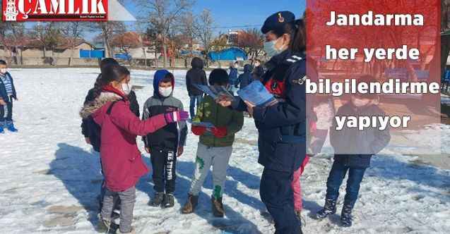 Jandarma'dan Covit-19 bilgilendirmesi