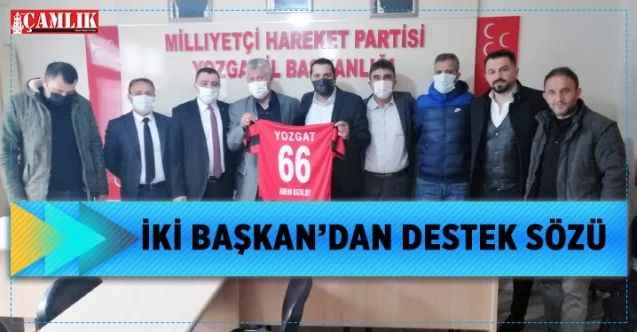 İki Başkan’dan Yozgatspor'a  destek sözü