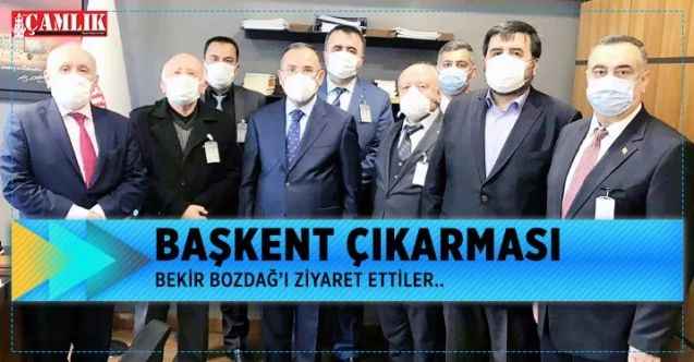 Bekir Bozdağ'ı ziyaret etti. Başkent çıkarması.