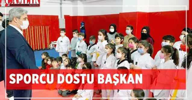 Yozgat Belediye Başkanı Celal Köse, tekvandocuları ziyaret etti