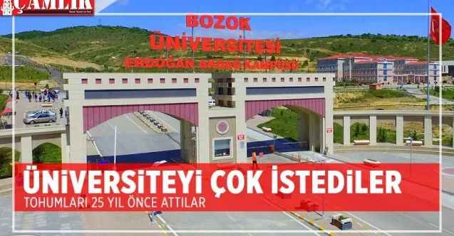 15 yaşındaki Yozgat Bozok Üniversitesi’nin tohumlarını 25 yıl önce attılar: Üniversiteyi Çok İstediler