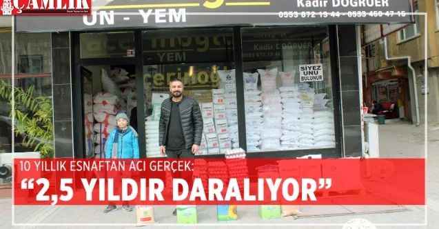 10 yıllık esnaftan acı gerçek:  “2,5 yıldır daralıyor”