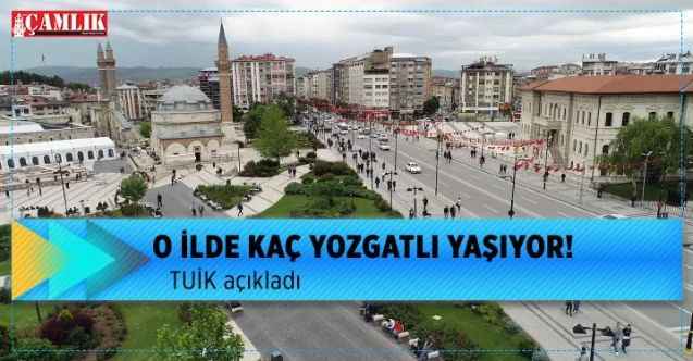 TUİK açıkladı  O İlde kaç Yozgatlı yaşıyor!
