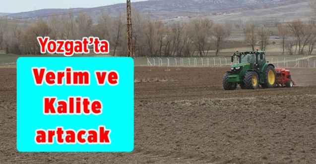 Yozgat'ta Nohut çeşit deneme ekimi yapıldı