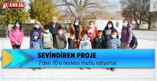 7’den 70’e herkesi mutlu ediyorlar  Sevindiren proje