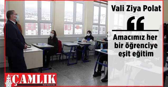 Yozgat Valisi Ziya Polat’tan okul ziyareti