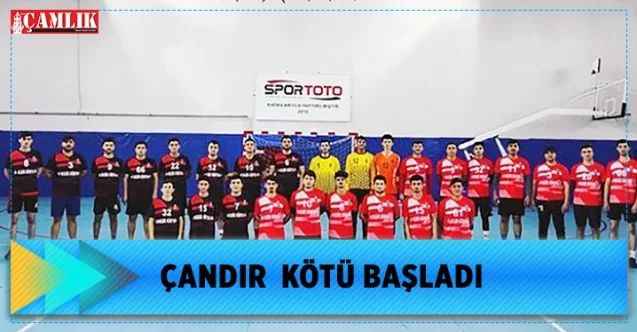 Çandır Hentbol Spor Kulübü  kötü başladı