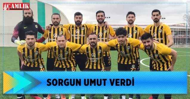 Sorgun Belediyespor umut verdi